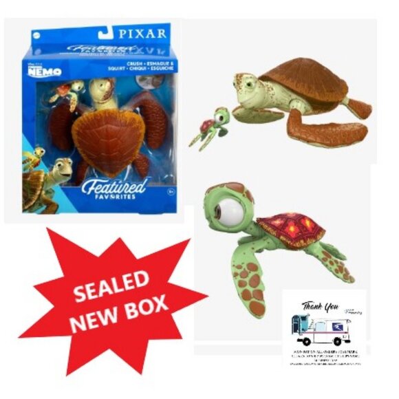 Disney Pixar Crush & Squirt Finding Nemo Action Playset SEALED🆕FAST😮‍💨⚡🚚 - Picture 2 of 16
